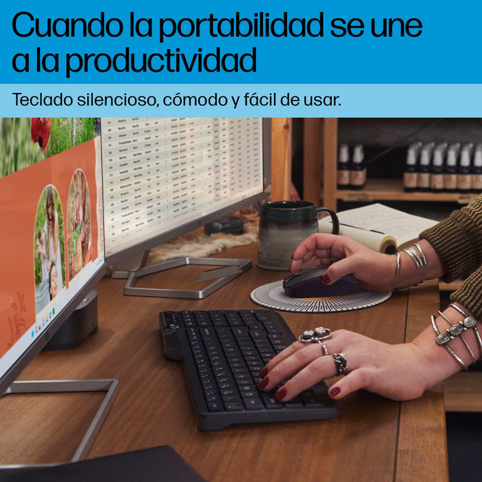 EAN 0197192767733 - HP 475 Dual-Mode Wireless Keyboard teclado Universal Bluetooth Negro imagen 6
