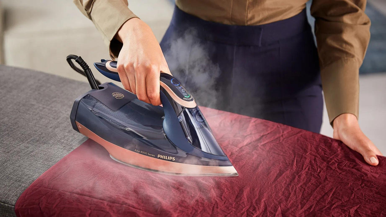 EAN 8720389004681 - Philips DST8050/20 plancha Plancha a vapor Suela SteamGlide Elite 3000 W Azul imagen 12