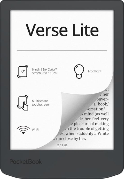 EAN 7640152097584 - PocketBook Verse Lite lectore de e-book Pantalla táctil 8 GB Wifi Gris imagen 1