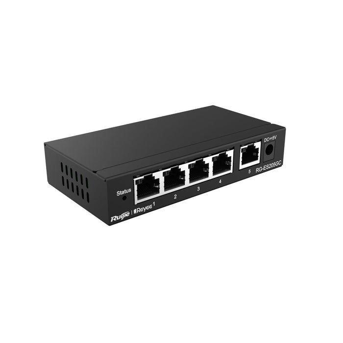 EAN 6971693271852 - Ruijie Networks RG-ES205GC switch Gestionado L2 Gigabit Ethernet (10/100/1000) Negro imagen 1