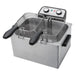 EAN 4006160011203 - ProfiCook PC-FR 1038 Doble 5 L Independiente 3000 W Freidora Plata imagen 3
