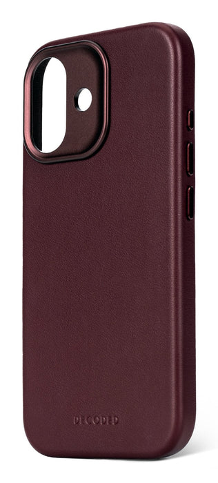 Decoded Leather Backcover Iphone 17 Dark Ruby