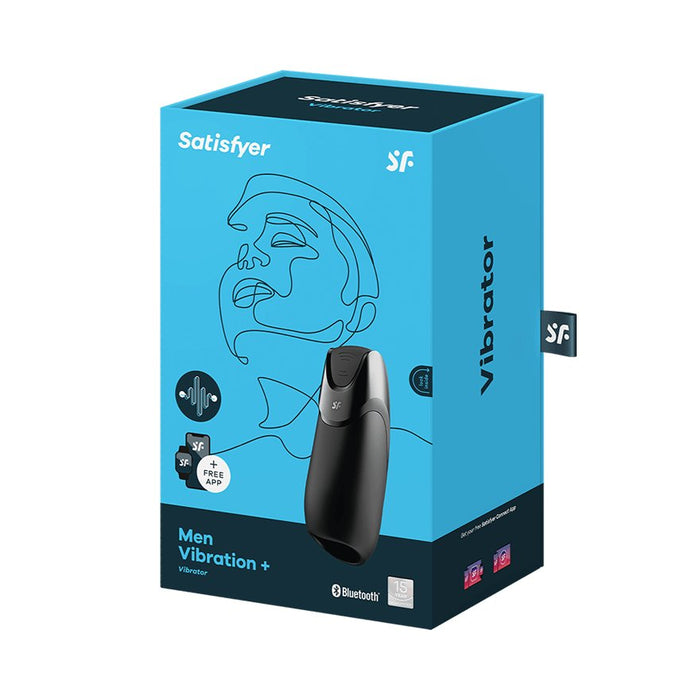 EAN 4049369016570 - Satisfyer Men Vibration+ Masturbador masculino Negro Acrilonitrilo butadieno estireno (ABS), Silicona imagen 4