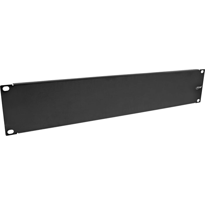 Panel Ciego Inline De 19", Negro Ral 9005, 2u