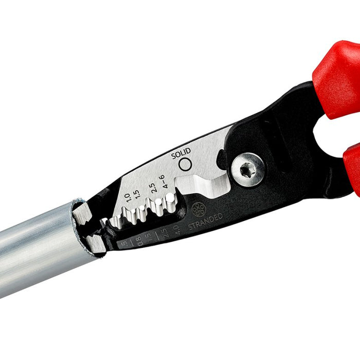EAN 4003773088936 - Knipex 13 72 200 ME pelacable Negro, Azul, Rojo, Acero inoxidable imagen 4