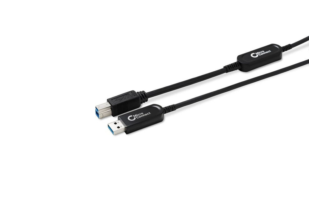 EAN 5704174067962 - Microconnect USB3.0AB20BOP cable USB USB 3.2 Gen 1 (3.1 Gen 1) 20 m USB A USB B Negro imagen 1