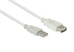 EAN 4014619675722 - Alcasa USB 2.0 AM/AF 1m cable USB USB A Blanco imagen 1