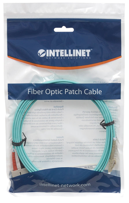 EAN 0766623750912 - Intellinet 750912 Cable de fibra óptica e InfiniBand 1 m LC SC Color aguamarina imagen 5