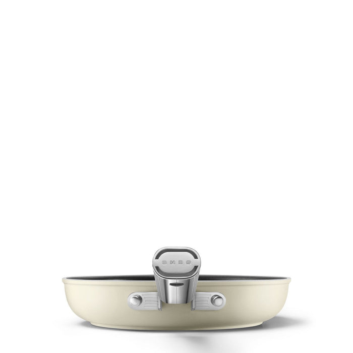 Smeg Fpf2402crm Bratpfanne, 24 Cm, Keramik, Edelstahlgriff, Mattcreme