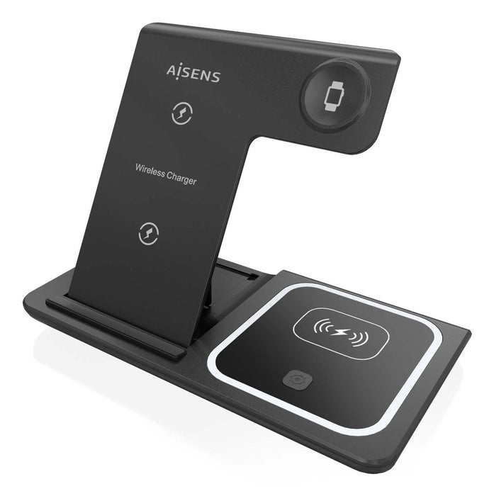 EAN 8435739901687 - AISENS ASCH-15W3WC043-BK cargador de dispositivo móvil Auriculares, Teléfono móvil, Smartphone, Reloj int imagen 2