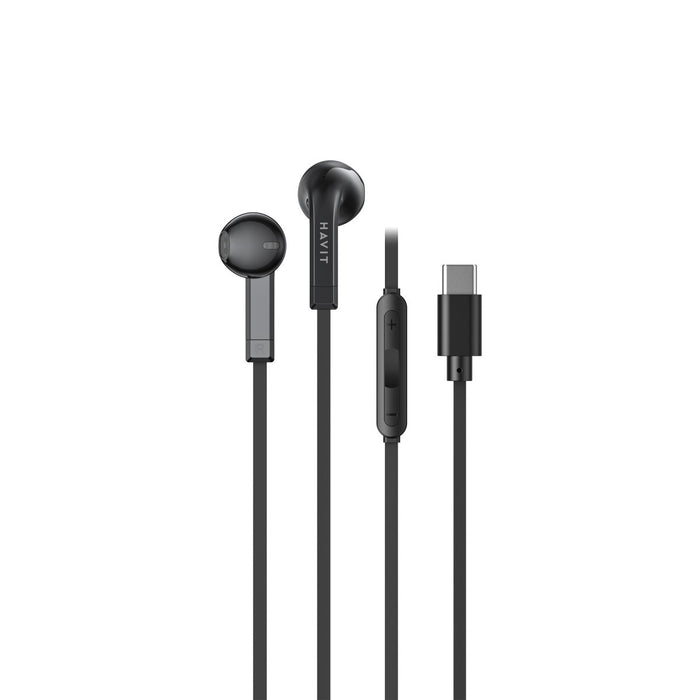 EAN 6939119077808 - Havit 6939119077808 auricular y casco Auriculares Alámbrico Dentro de oído Música USB Tipo C Negro imagen 1