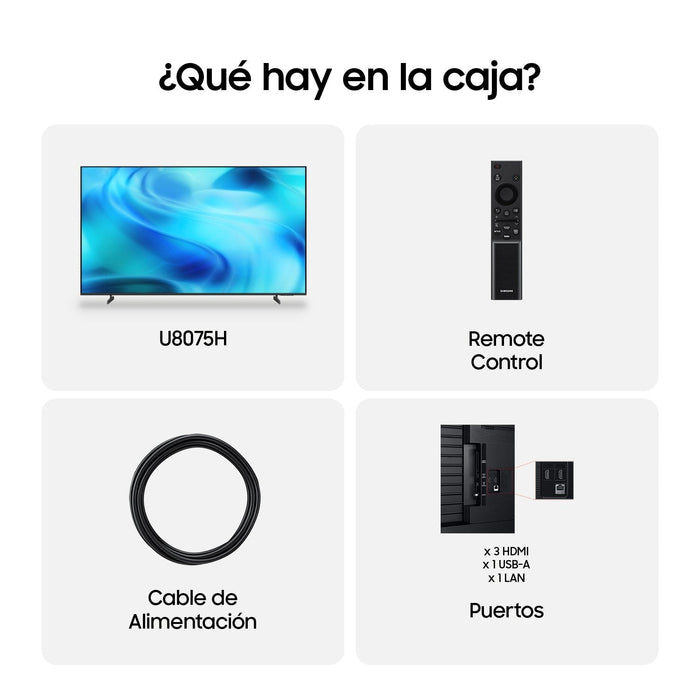 Televisor Samsung Crystal 4k Ai U8075h Smart Tv 85" Uhd 4k