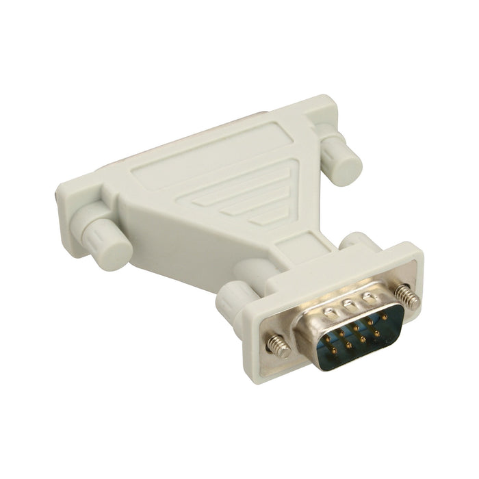 Adaptador At Serie Inline De 25 Pines Hembra A 9 Pines Sub-D Macho