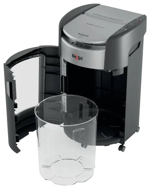 Trituradora Rexel Shredmax Autofeed+ 300m, P5, 300 Hojas, Cubo De 25 L