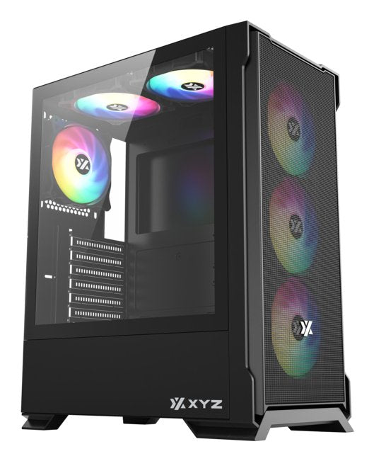 EAN 6978262011420 - XYZ AIRONE 300-X MESH Midi Tower Negro imagen 1