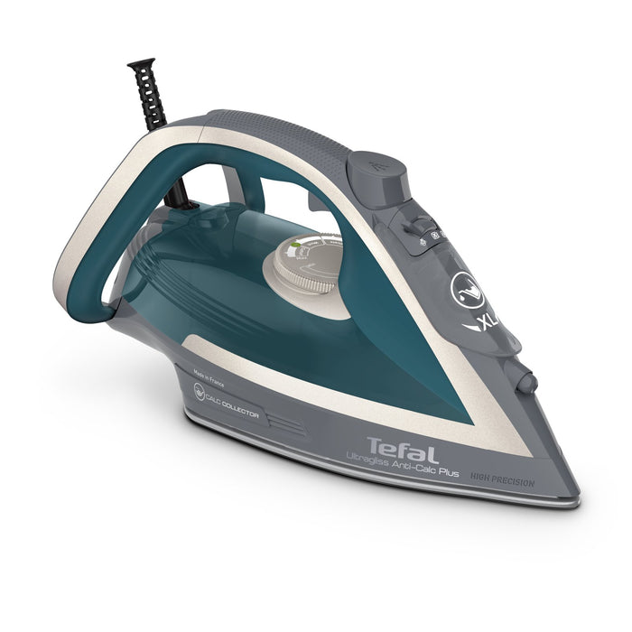 EAN 3121040078686 - Tefal Ultragliss Anti-Calc Plus FV6842 Plancha a vapor 2800 W Azul, Plata imagen 1