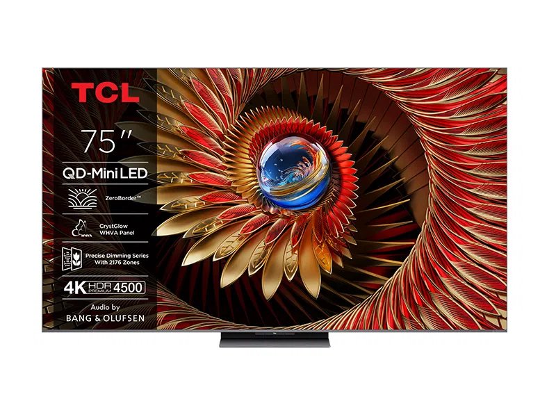 Tcl 75q8c Mini-Led (189.3 Cm (75 Zoll), Negro, Ultrahd/4k, Google Tv, Tcl-Ai, , 144hz Panel) 75q8c
