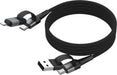 EAN 4013674213627 - Ansmann 1700-0188 cable USB 1,2 m USB A/USB C USB C/Lightning Negro, Plata imagen 1