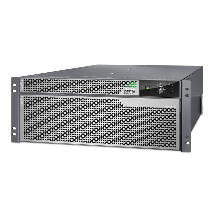 Sai Apc Smart-Ups Ultra Srtl8krm4ui Ups (Montaje En Bastidor) (Alta Densidad) En Línea Ca 230 V 8000 Vatios 8000 Va Ion De Litio Conectores De Salida: 12 4u Gris Plata Para P/N: Ap9335t Ap9335th Ap9640 Ap9641 Ap9810 Ap9834 Srtl180rm2