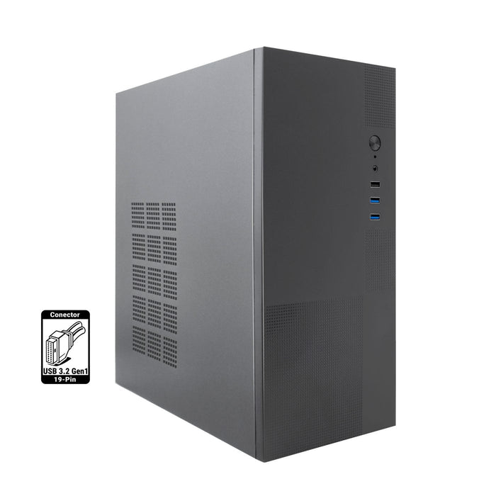 Coolbox Caja Pc M440 Matx + Fuente Force500 80+ Bronze