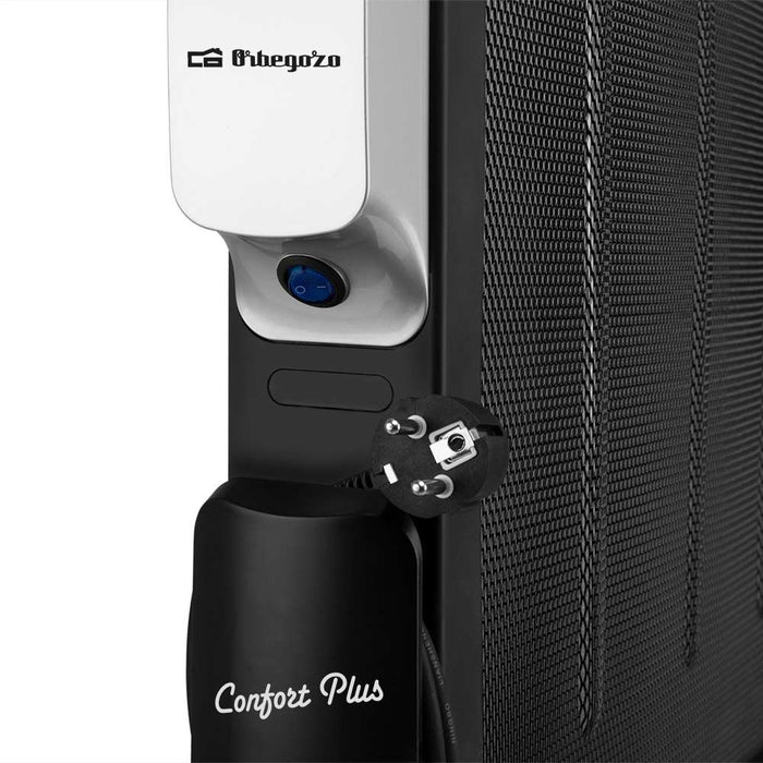 EAN 8435568403826 - Orbegozo RMW 2010 Interior Negro 2000 W Radiador sin aceite imagen 5