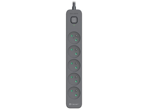 EAN 5907512873755 - Tracer Power Line+ 5.0 m base múltiple 5 m 5 salidas AC Interior Grafito imagen 2