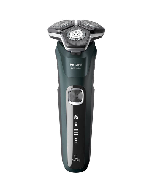 EAN 8720689008983 - Philips SHAVER Series 5000 S5884/50 afeitadora Máquina de afeitar de rotación Recortadora Negro, Verde imagen 2