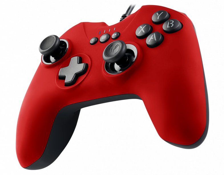 EAN 3499550359022 - NACON GC-100XF Negro, Rojo USB Gamepad Analógico/Digital PC imagen 2