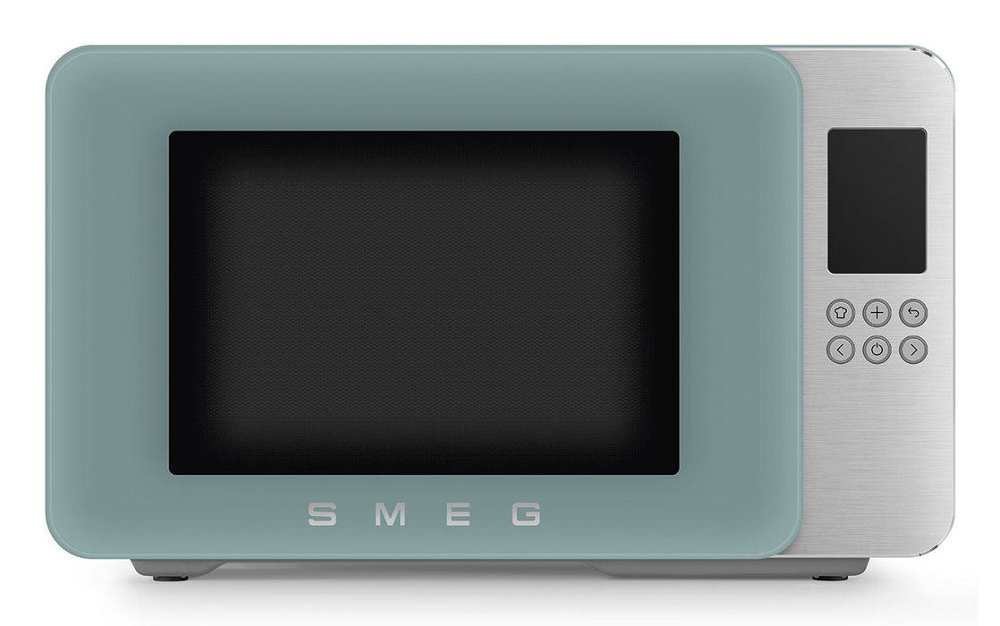 Microondas Smeg Con Grill Moc01egmeu, 4 Funciones, 1900w, Verde Esmeralda Mate
