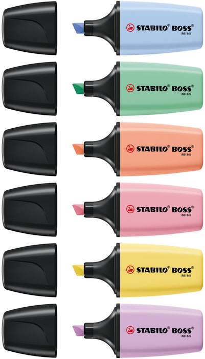 EAN 4006381616928 - STABILO BOSS MINI marcador 6 pieza(s) Punta de cincel Multicolor imagen 2