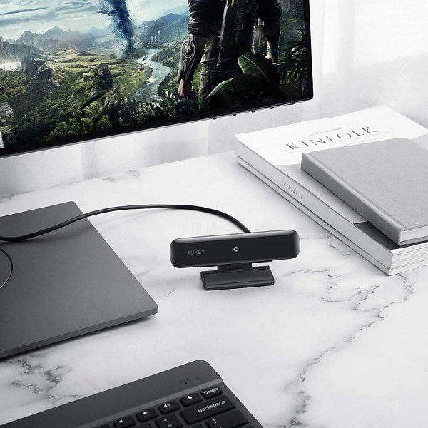 EAN 0631390543299 - AUKEY PC-W1 cámara web 2 MP USB Negro imagen 4