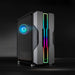 EAN 8433281013643 - TooQ Nightcity Midi Tower Negro, Plata imagen 2