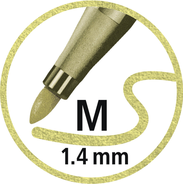 EAN 4006381530125 - STABILO Pen 68 metallic rotulador Medio Plata 1 pieza(s) imagen 8
