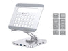 EAN 4015867236772 - Conceptronic DONN26G mueble y soporte para dispositivo multimedia Plata Tableta Carro para administración imagen 2