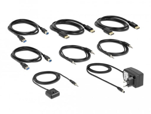 EAN 4043619114764 - DeLOCK 11476 interruptor KVM Negro imagen 2