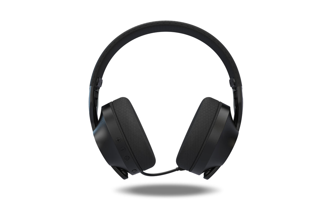 Auriculares Gaming Inalámbricos Con Micrófono Krom Phase Bluetooth Jack 3.5 Usb 2.0 Negros