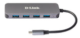 EAN 0790069468636 - D-Link DUB-2340 hub de interfaz USB Tipo C 5000 Mbit/s Gris imagen 2