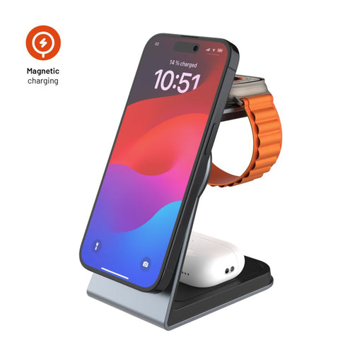 EAN 8591680154234 - FIXED FIXMPOS-AL-GR cargador de dispositivo móvil Smartphone, Reloj inteligente, Auriculares Gris USB Car imagen 1