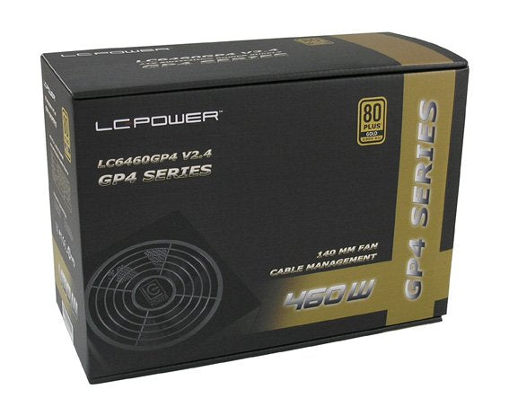 EAN 4260070124969 - LC-Power LC6460GP4 V2.4 unidad de fuente de alimentación 460 W 20+4 pin ATX ATX Negro imagen 3