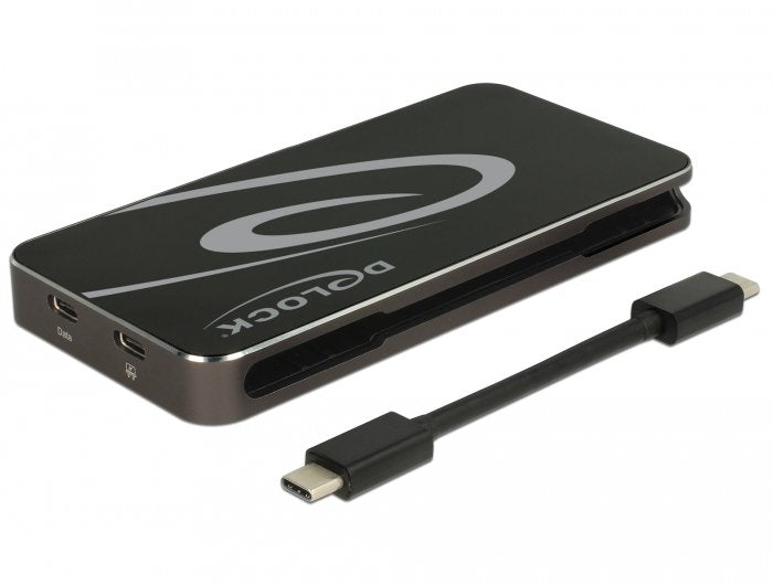EAN 4043619877737 - DeLOCK 87773 base para portátil y replicador de puertos Alámbrico USB 3.2 Gen 1 (3.1 Gen 1) Type-C Negro imagen 4