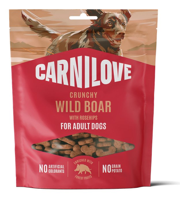 EAN 8595602582594 - CARNILOVE CRUNCHY Perro Snacks Jabalí 200 g imagen 1