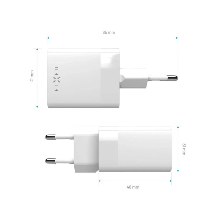 EAN 8591680149995 - FIXED FIXC45M-CU-WH cargador de dispositivo móvil Universal Blanco Corriente alterna Carga rápida Interio imagen 5