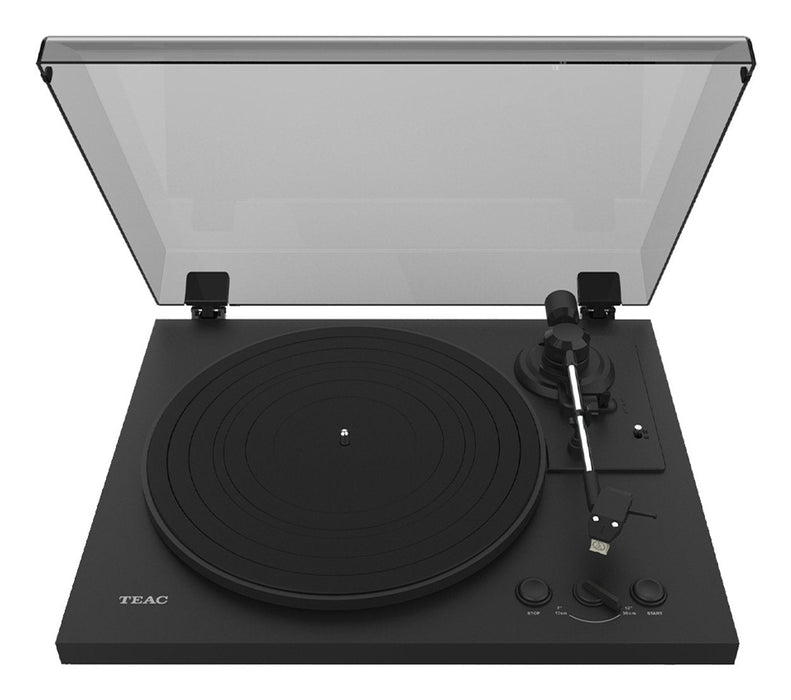 Teac Tn-175-B Tocadiscos De Tracción Por Correa Negro