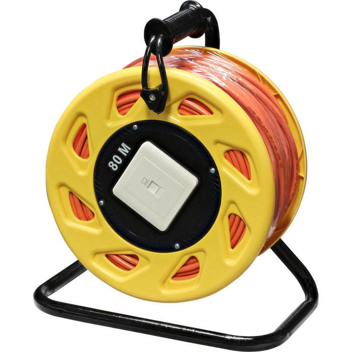 Tambor De Cable Lan Inline, Cat.6a, S/Ftp, 80 M
