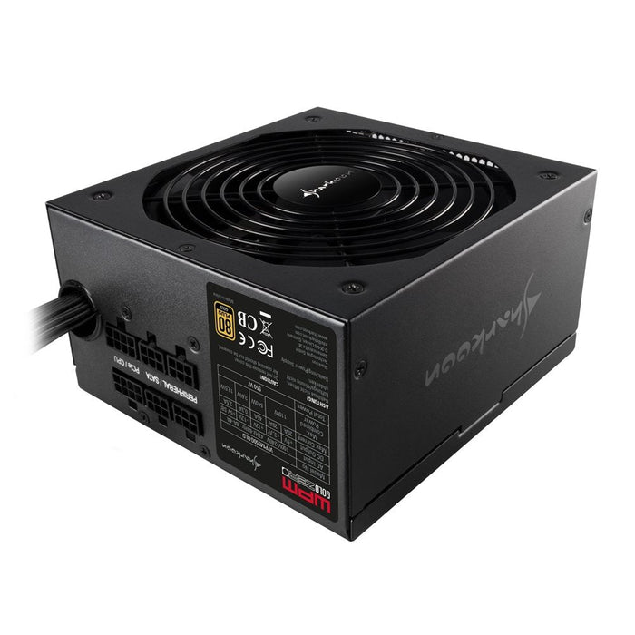 Fuente De Alimentación Sharkoon 550w Wpm Gold Zero 80+