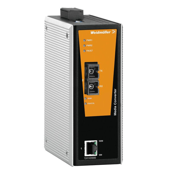 Weidmüller 1286900000 Ie-Mc-Vlt-1tx-1scs Industrial Ethernet Switch - Converter - Ethernet