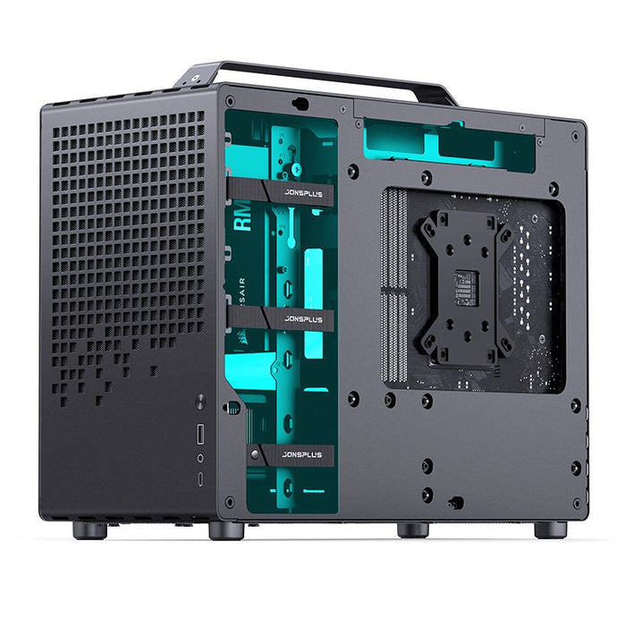Jonsplus Z20 Micro-Atx Carcasa, Con Tragegriff - Negro