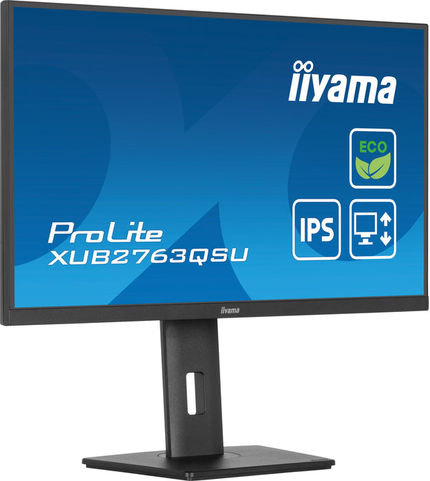 EAN 4948570124282 - iiyama ProLite XUB2763QSU-B1 pantalla para PC 68,6 cm (27") 2560 x 1440 Pixeles Quad HD LED Negro imagen 4