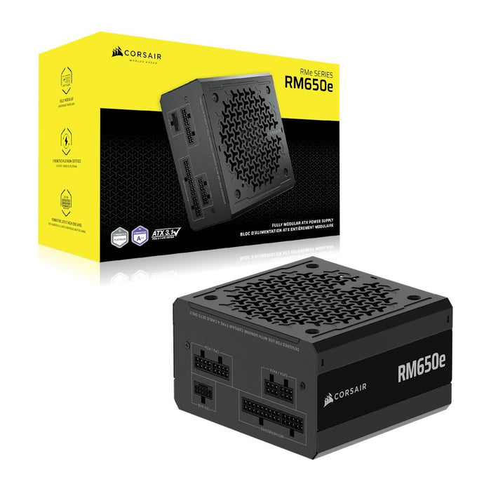 EAN 0840440485735 - Corsair RMe Series RM650e unidad de fuente de alimentación 650 W 24-pin ATX ATX Negro imagen 2