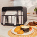 EAN 8435484034890 - Cecotec Advance 9000 Doble 9 L Independiente 2800 W Freidora de aire caliente Negro, Acero inoxidable imagen 7